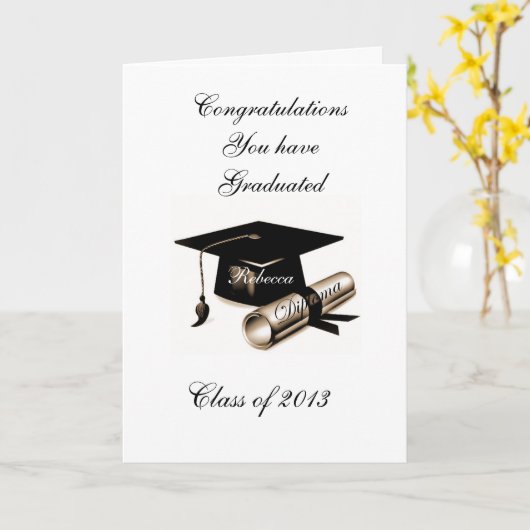 CARTE D'ACCUEIL (Fleur jaune)