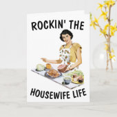 CARTE D'ACCUEIL DE L'AMITIÉ RÉTRO ANTI-FÉMINISTE (Fleur jaune)