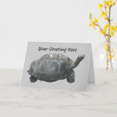 Carte d'accueil de Turtle Slow Down (Fleur jaune)