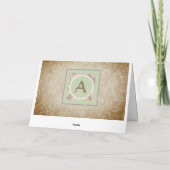 CARTE D'ACCUEIL DES BOUTEILLES DE RÉTRO INITIALES  (Dos)