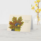 Carte d'accueil des festivaliers d'automne (Fleur jaune)