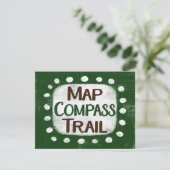 Carte d'accueil du sentier Compass (Debout devant)