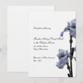 Carte d'accueil Iris de Blue (Devant / Derrière)