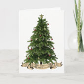 Carte d'accueil Joyeux Noël (Devant)