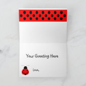 Carte d'accueil Ladybug (Intérieur)