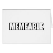 CARTE D'ACCUEIL MÉMÉABLE (Devant horizontal)