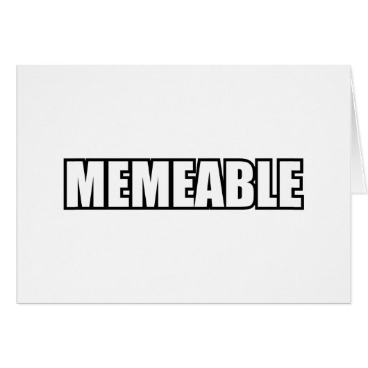 CARTE D'ACCUEIL MÉMÉABLE (Devant horizontal)