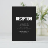 Carte d'accueil minimaliste simple (Debout devant)