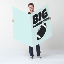 CARTE D'ACCUEIL PERSONNALISÉE DE FOOTBALL GÉANT AN