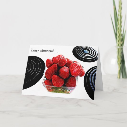 CARTE D'ACCUEIL PHOTOGRAPHIQUE "BERRY ELEMENTAL" (Devant)
