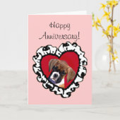 Carte d'accueil pour chiot de la boîte de nuit (Fleur jaune)