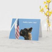 Carte d'accueil pour chiot de la boîte de nuit du (Fleur jaune)