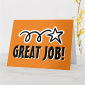 Carte d'accueil pour l'encouragement des employés (Fleur jaune)