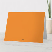 Carte d'accueil pour l'encouragement des employés (Dos)