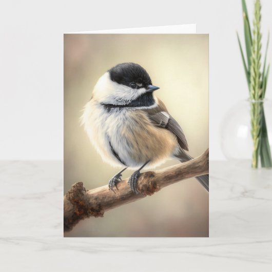 Carte d'accueil pour les chickadee (Devant)