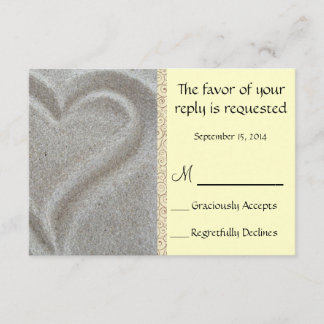 Carte d'accueil pour mariage sur la plage
