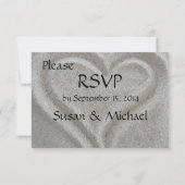 Carte d'accueil pour mariage sur la plage (Dos)