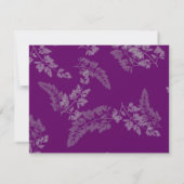 Carte d'accueil romantique (Dos)