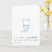 Carte d'accueil semi-complète en verre (Fleur jaune)