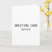 CARTE D'ACCUEIL (simple) (Fleur jaune)