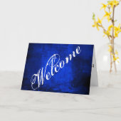 Carte d'accueil simple et élégante (Fleur jaune)