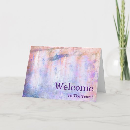 Carte d'accueil simple et personnalisée (Devant)