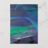 Carte d'accueil Transparent Star Bat Bar Mitzvah (Dos)