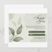 carte d'achat de thanku (Devant / Derrière)