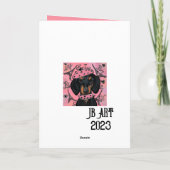 CARTE DACHSHUND (Dos)
