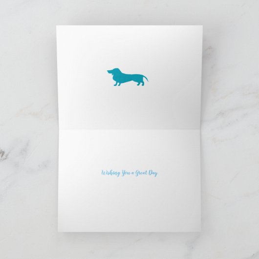 Carte Dachshund (Intérieur)