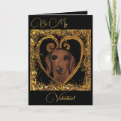 CARTE DACHSHUND (Devant)