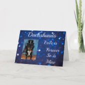 CARTE DACHSHUND (Devant)