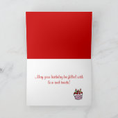 Carte Dachshund Caricature pour l'anniversaire (Intérieur)