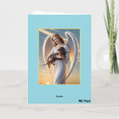 Carte Dachshund et Angel (Dos)