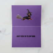 Carte Dachshund Halloweenie (Intérieur)