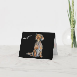 Carte Dachshund Sympathy