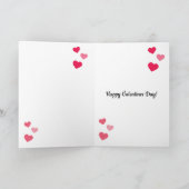 Carte Dachshund Valentine (Intérieur)