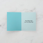 Carte Dachshunds noirs de longue date (Intérieur)