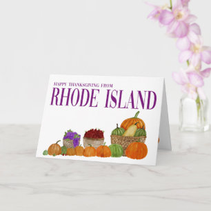 Carte d'action de grâce des Citrouilles de Rhode I