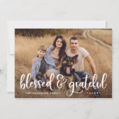 Carte d'action de grâce et de grâce (Devant)