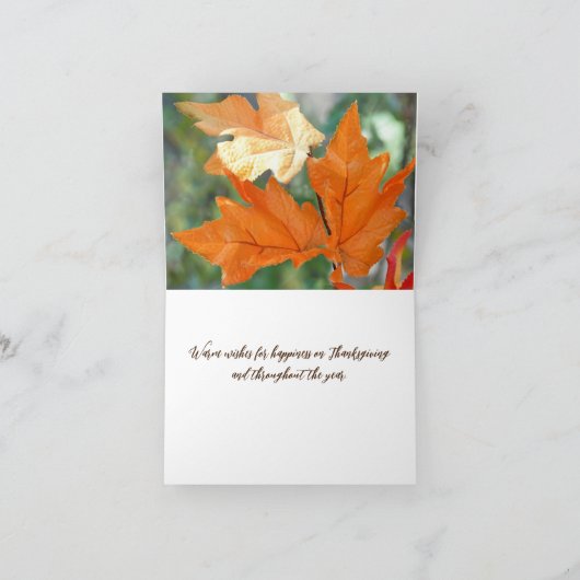 Carte d'action de grâce M. Bickles L'écureuil 5 x  (Intérieur)