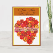 Carte d'action de grâce pour le mari (Devant)