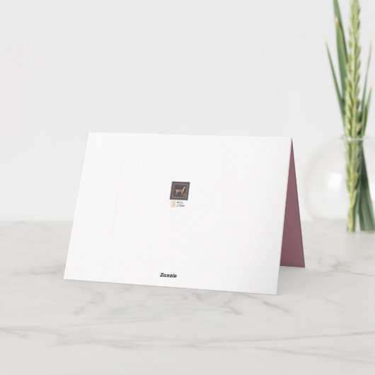 Carte d'action de grâces (Dos)