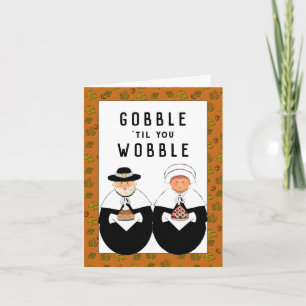 Carte d'action de grâces amusante