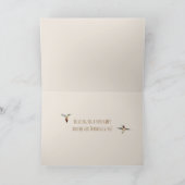 Carte d'action de grâces de colibris (Intérieur)