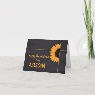 Carte d'action de grâces de l'Arizona