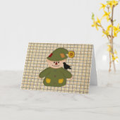 Carte d'action de grâces du pays (Fleur jaune)