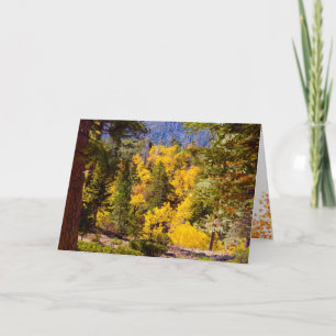 Carte d'action de grâces et d'automne