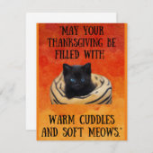 Carte d'action de grâces, gratitude et célébration (Devant / Derrière)