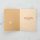 Carte d'action de grâces - "ils mettent la farce o (Intérieur)